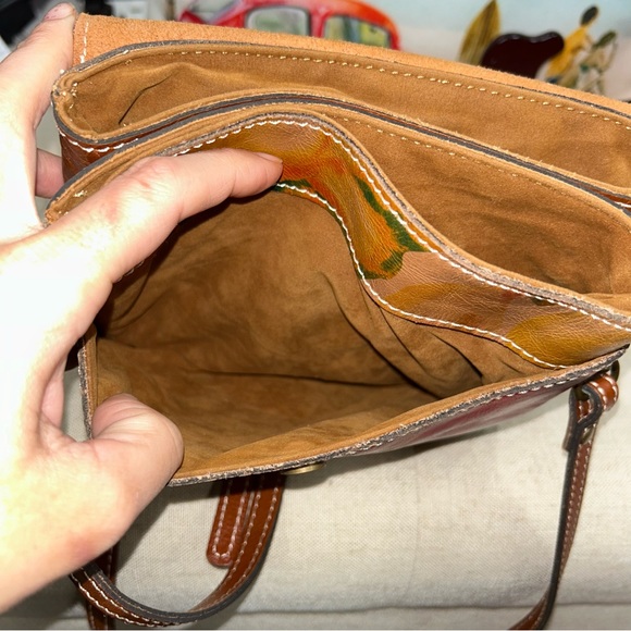 Patricia Nash Leather Spring Multicolor Balluri Tooled Crossbody Bag Florence - Picture 10 of 15